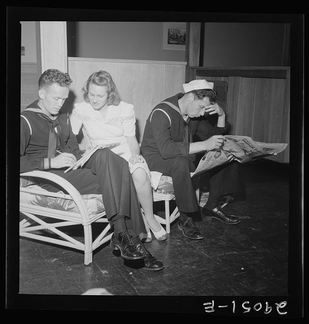 Arlington Virginia Idaho Hall Arlington Farms 1943 Women War Workers Lounge