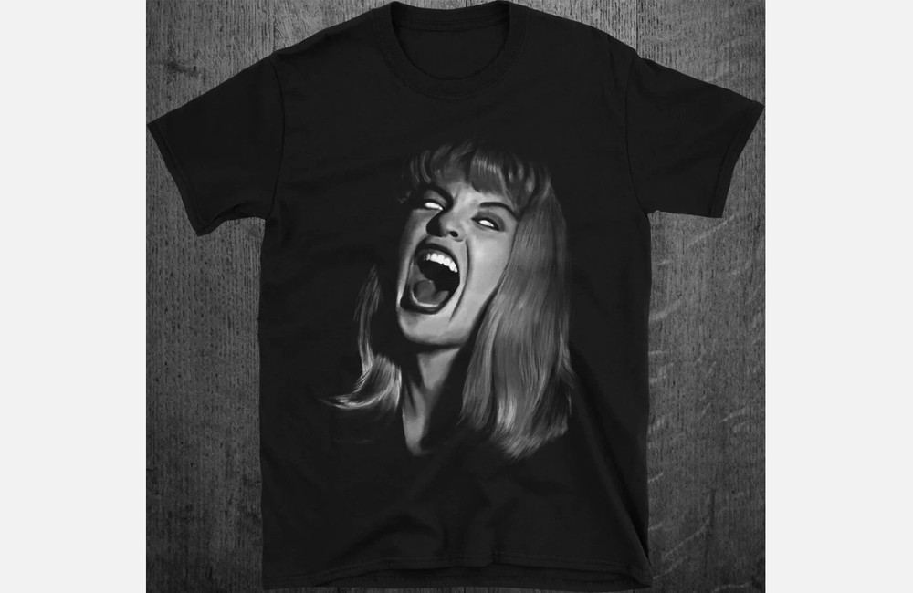 Twin Peaks T-shirt Laura Palmer Scream Shirt Cult Horror Movie Unisex T-shirt
