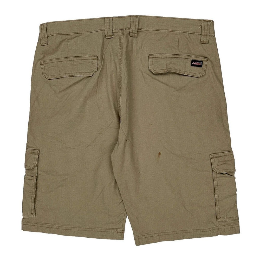 Dickies Cargo Shorts - 36W 10L Khaki Cotton