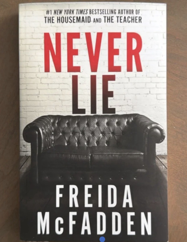 Freida McFadden Never Lie Paperback Fiction Thriller Novel English