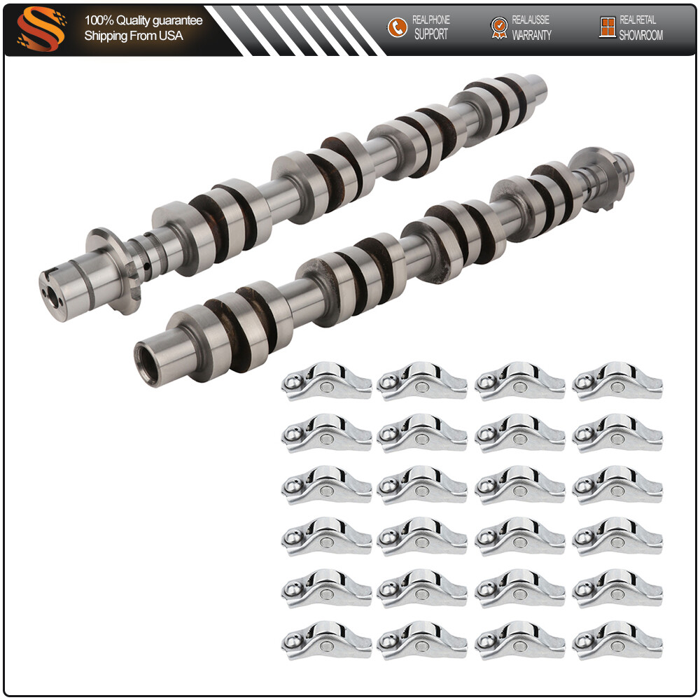Left & Right Camshaft + Rocker Arms For 05-14 Ford Lincoln Mercury 4.6L 5.4L V8