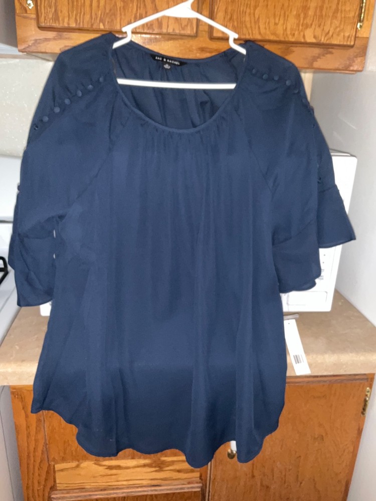womens tops xl Navy Zac & Rachel