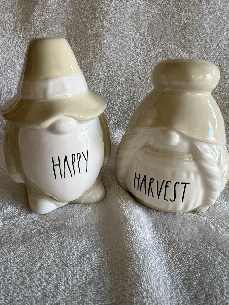Décor for Thanksgiving HARVEST and BLESSINGS Rae Dunn- Beige Ceramic Gnome
