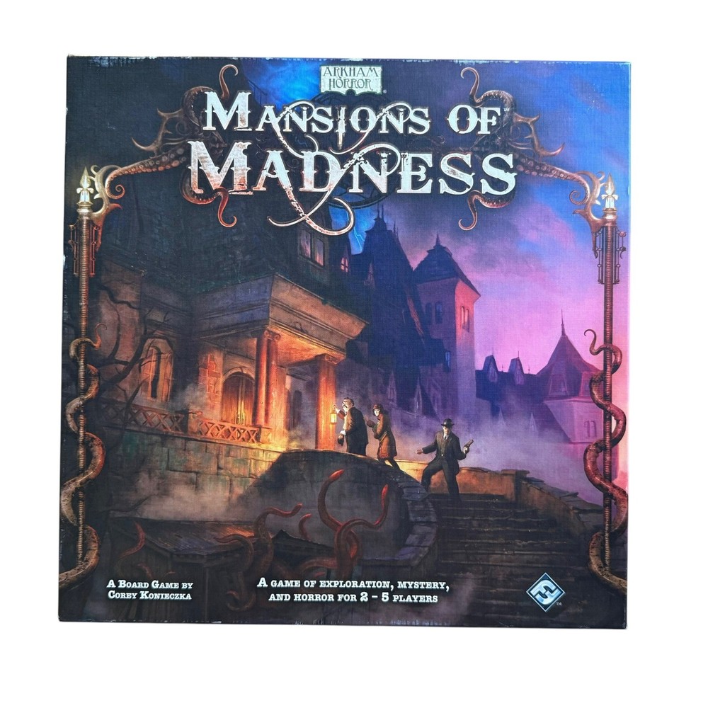 Fantasy Flight Games Mansions Of Madness 1st Ed Board Game Horror Open Box