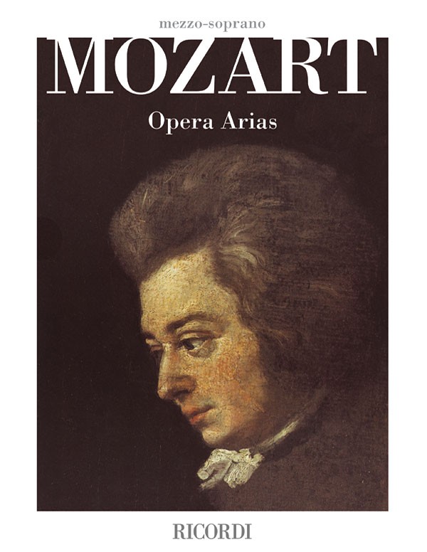 Mozart Opera Arias for Mezzo-Soprano Piano Vocal Classical Sheet Music Book