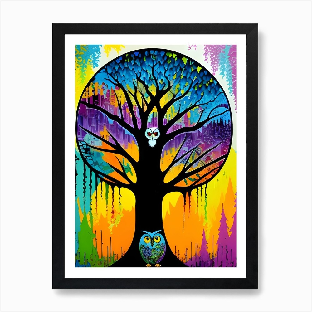 Tree Of Life 1 Art Print Framed Wall Art Poster Canvas Print Picture