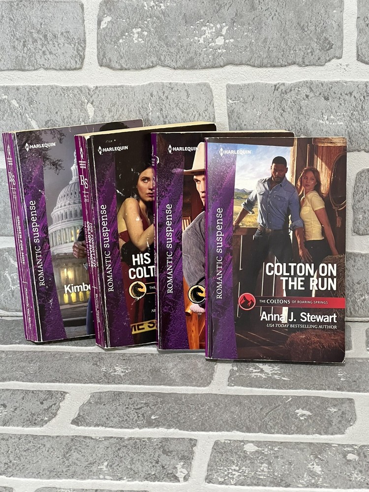 Harlequin Suspense Series Lot 4 Paperback Books