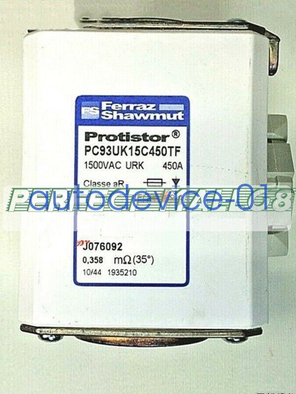 1PC New Fit for Ferraz Shawmut Fuse J076092 PC93UK15C450TF DHL/FedEx