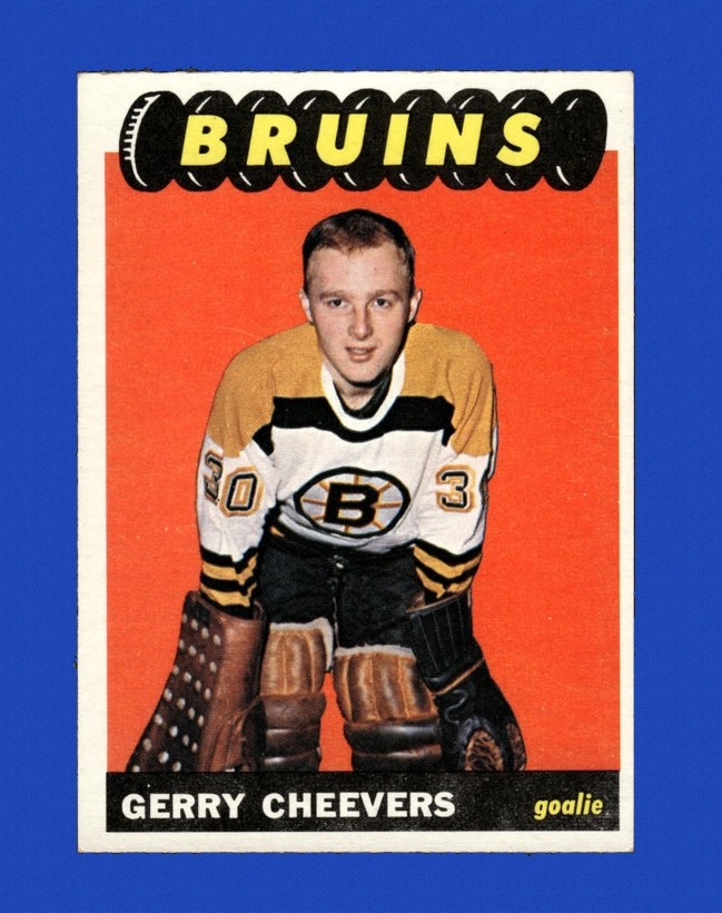 1965-66 Topps Set-Break # 31 Gerry Cheevers NR-MINT *GMCARDS*Consign with Greg Morris Cards