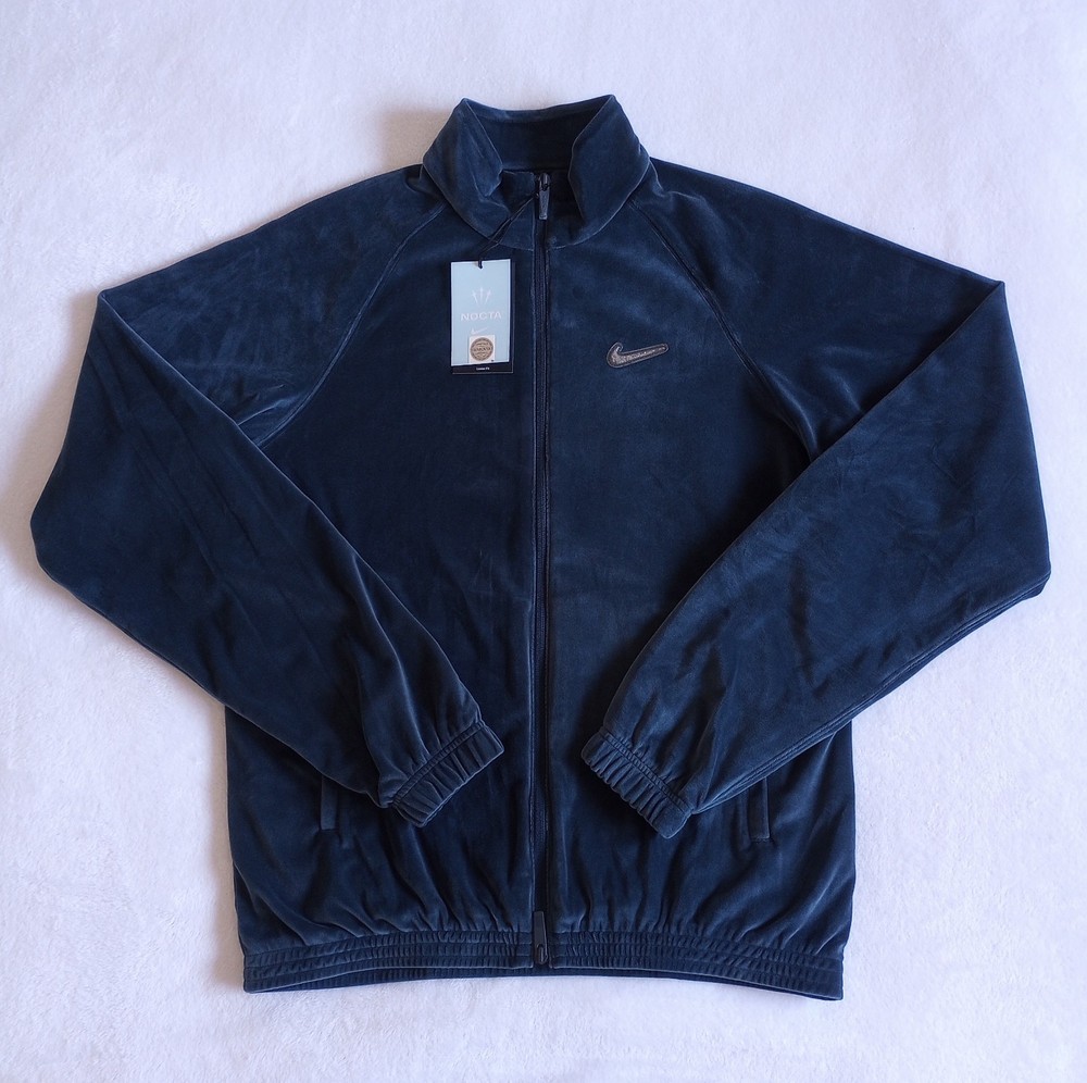 Nike x NOCTA Men's Swarovski Crystals Velour Travel Jacket Size M DV3734-454 New