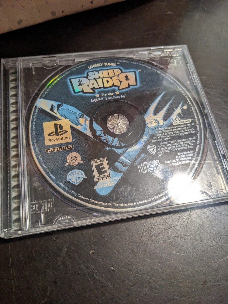 Looney Tunes: Sheep Raider (Sony PlayStation 1, 2001) No Manual