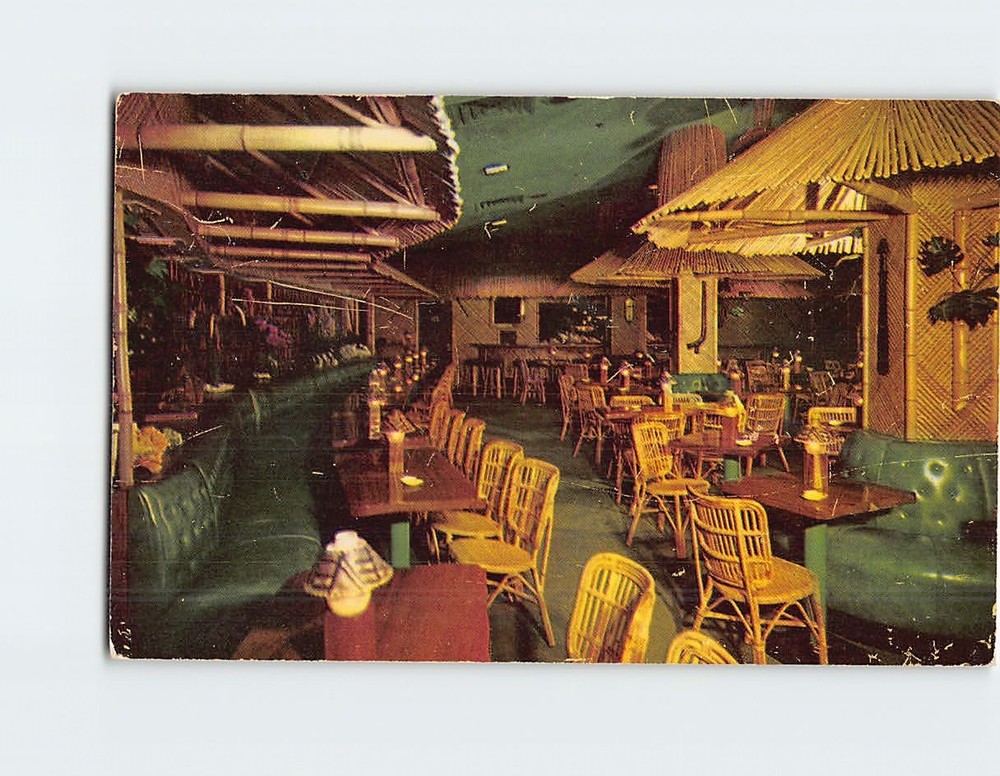 Postcard Exotic Waikiki Room Hotel Nicollet Minneapolis Minnesota USA America