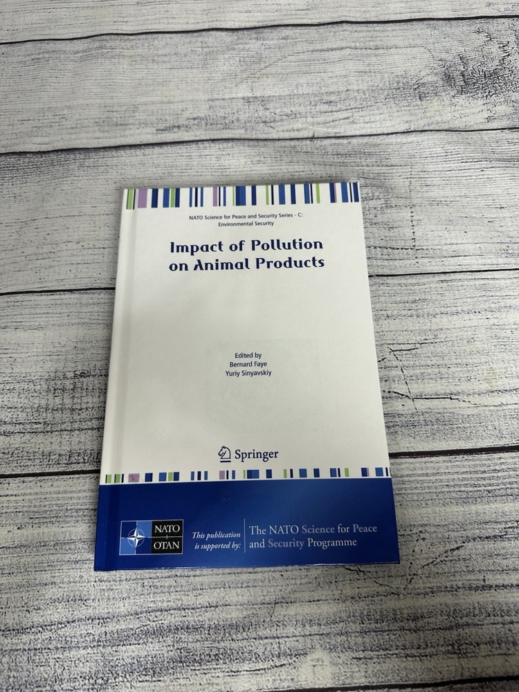 Impact of Pollution on Animal Products by Bernard Faye (English) Hardcover Book
