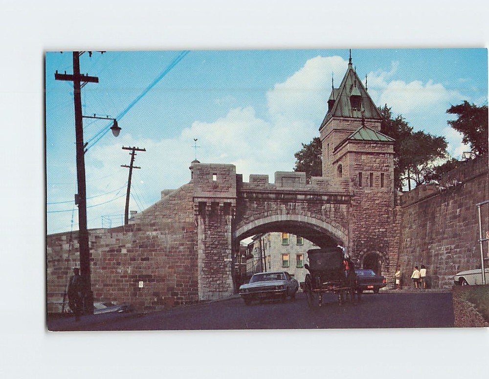 Postcard La Porte Kent Gate Quebec Canada