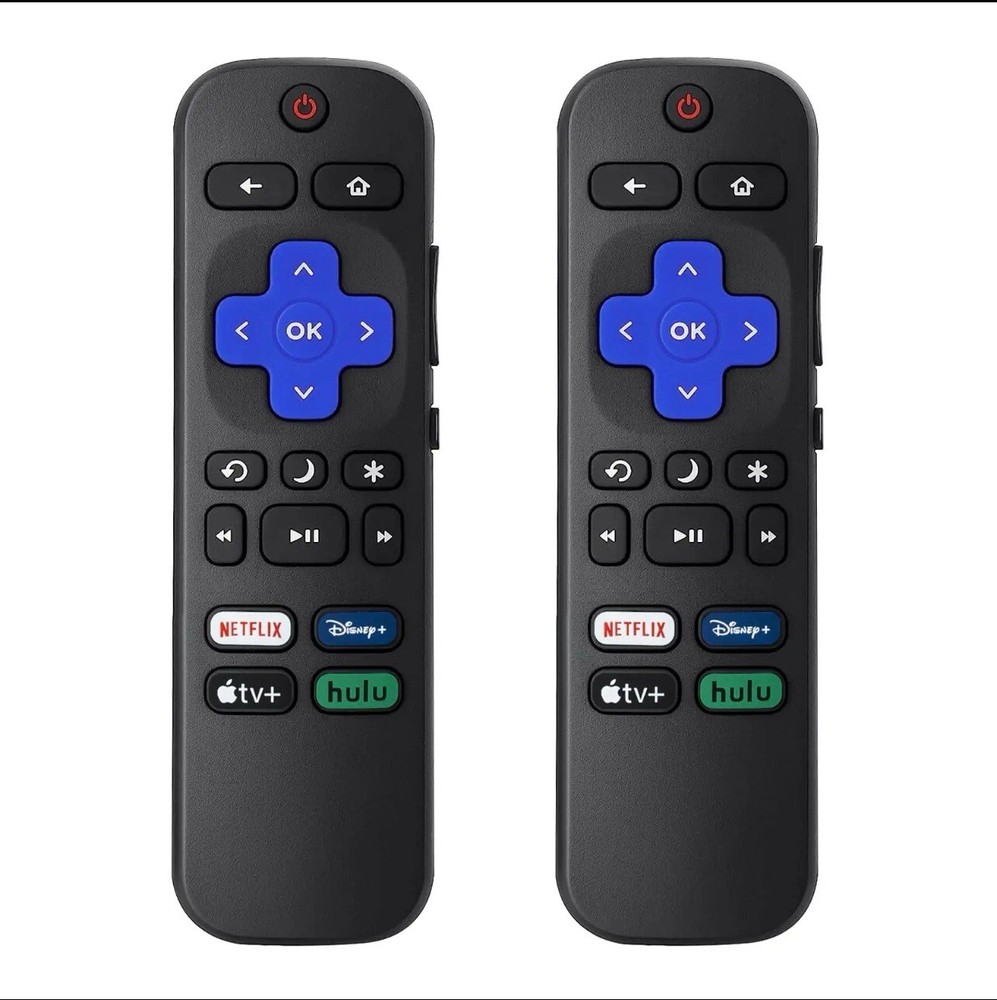 2 pack Remote Control Replacement control only for Roku TV universal compatible