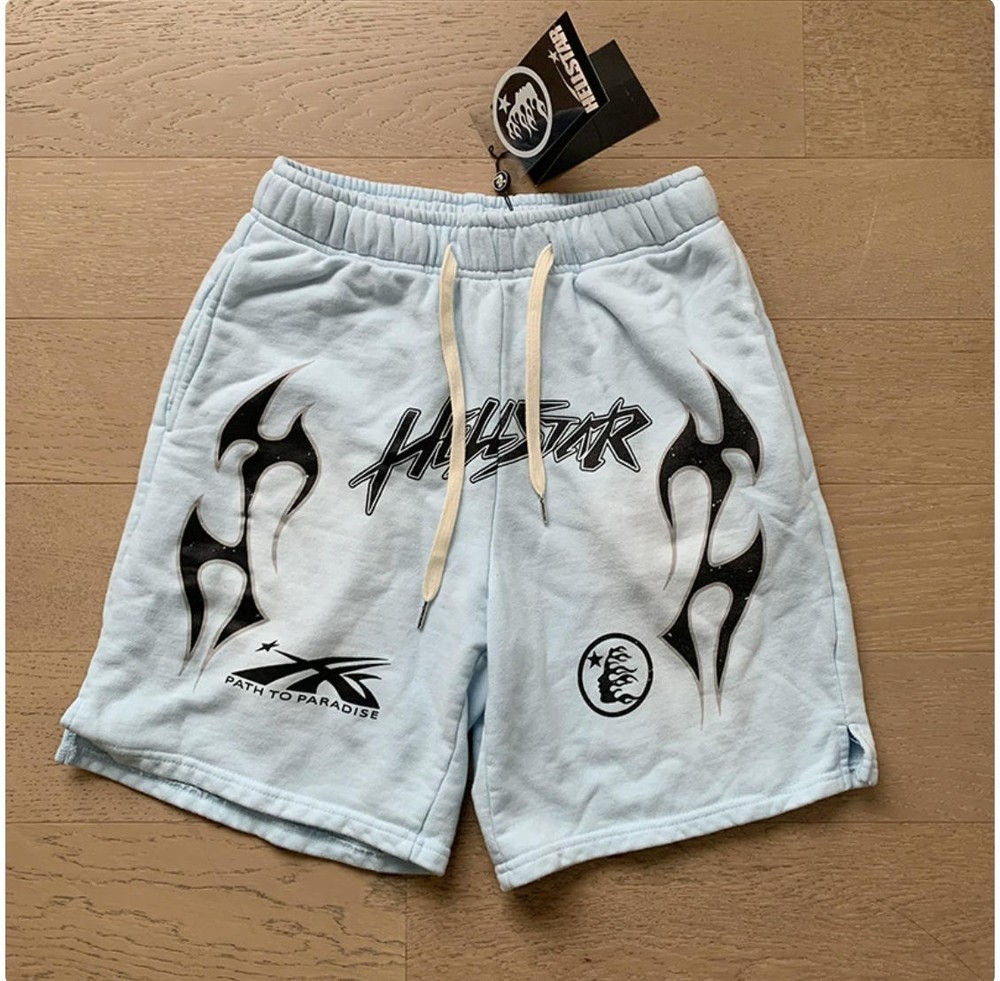 Hell Studios star shorts Fashion style Same as celebrities casual Men's shorts