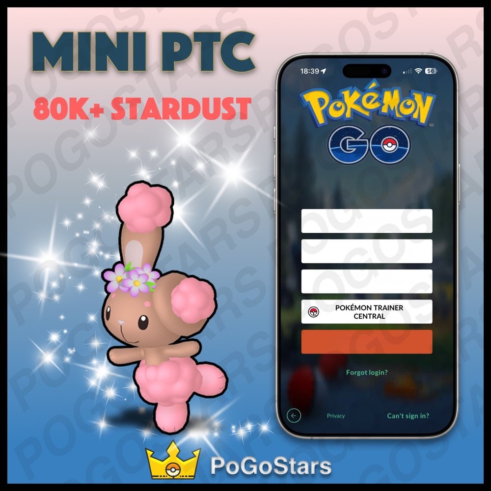 Pokémon PTC Go - Shiny Buneary Flower Crown - 80K Stardust✨Description✨