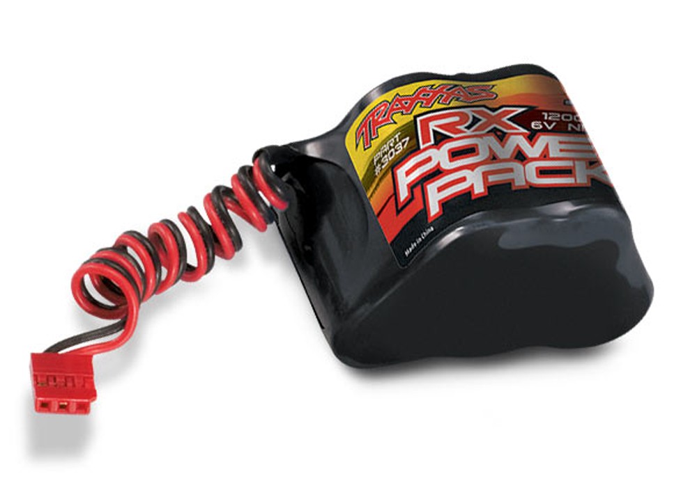 Traxxas 1/10 Nitro 4-Tec 3.3 * POWER PACK NIMH RX BATTERY - 1200MAH 5C 6V HUMP *