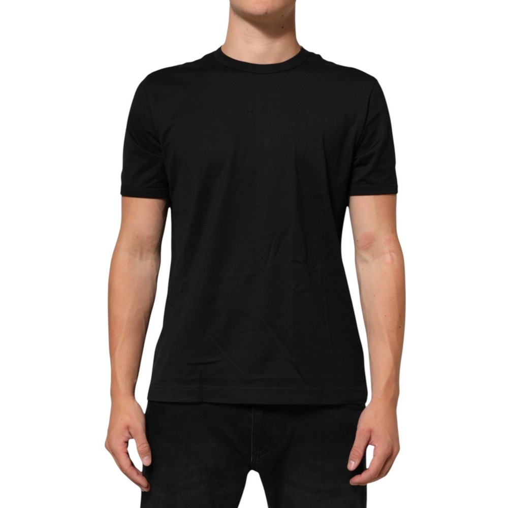 DOLCE & GABBANA T-shirt Black Goodluck 2021 Cotton Crew Neck IT52/US42/XL 260usd