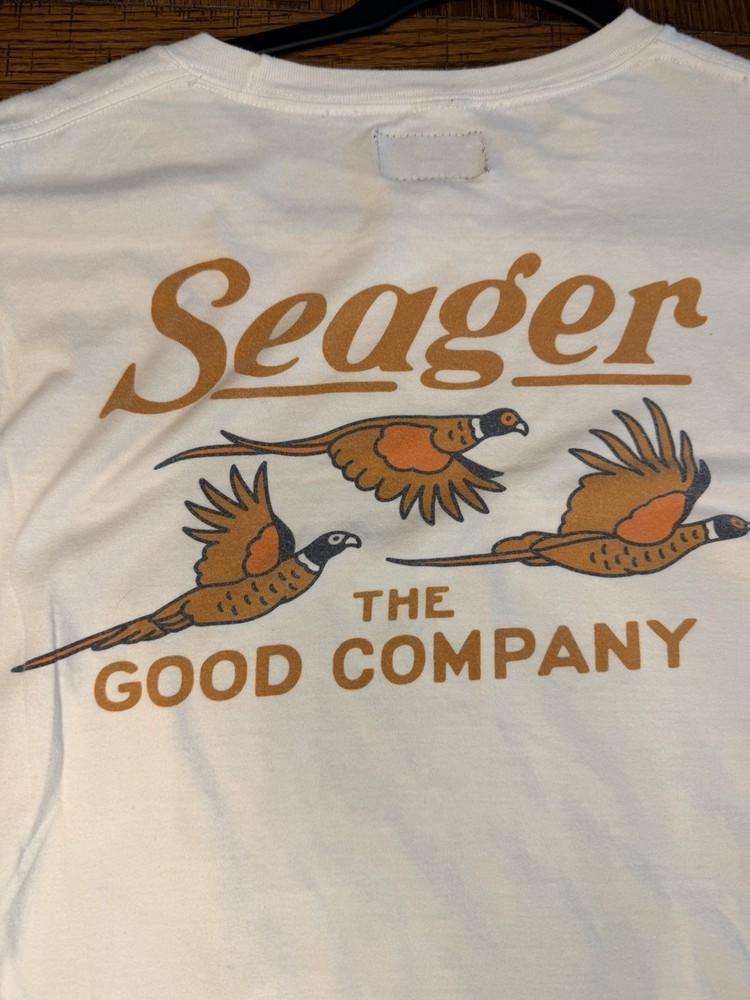 Seager Mens XL Good Company T Shirt Yellow