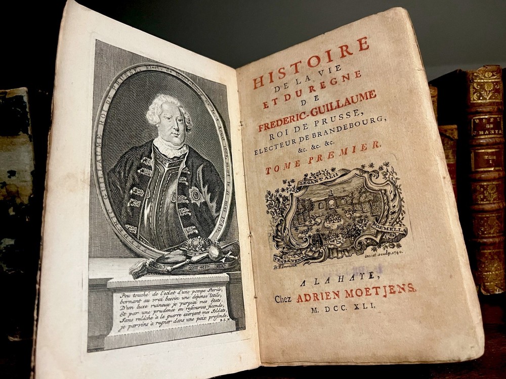 1741 History of the Reign of Frederick William I King of Prussia Antique Book