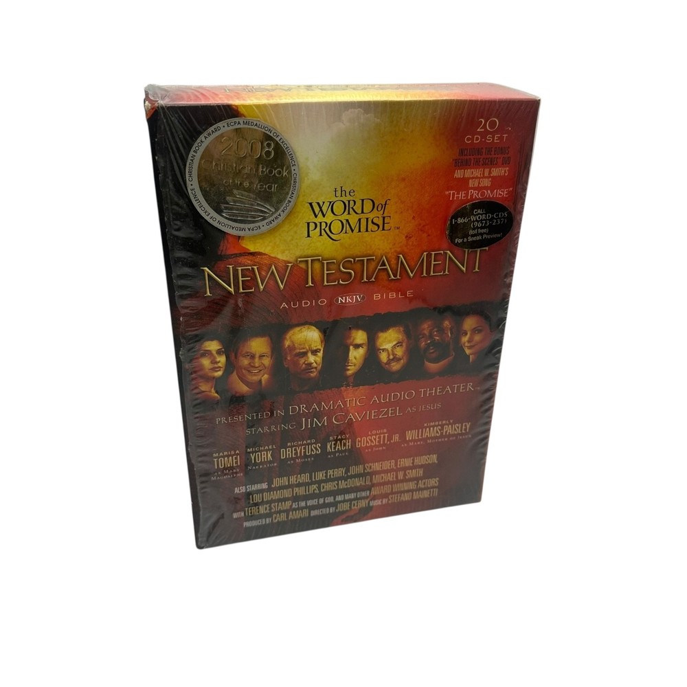 The Word Of Promise New Testament Audio NKJV Bible 20-CD Set Dramatic Theater