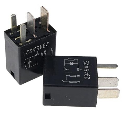 2X 4-PIN Relay Black Multi-Purpose Relay 8T2T-14B192-AA for Fusion F150 F-250
