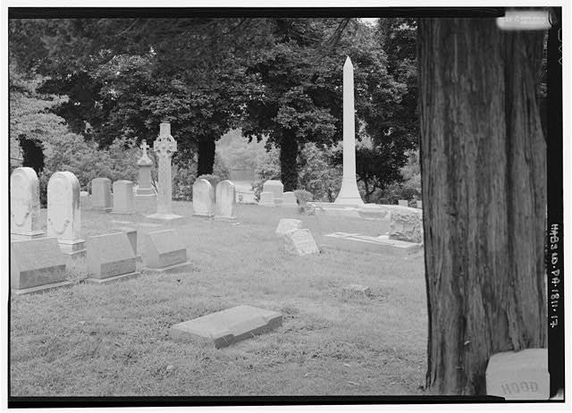 Laurel Hill Cemetery Philadelphia PA 1900s Graves Tombstones River View