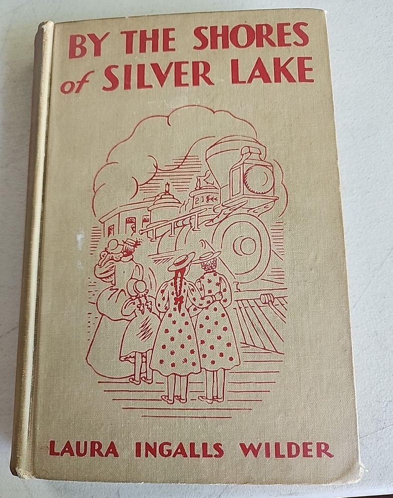 By The Shores Of Silver Lake Laura Ingalls Wilder 1939 Seventh Edition HC Good