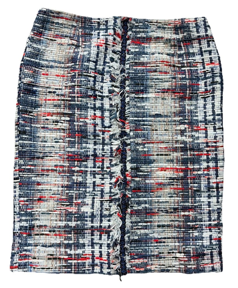 Worth NEW YORK Women's Plaid Pencil Skirt zipper Size 12