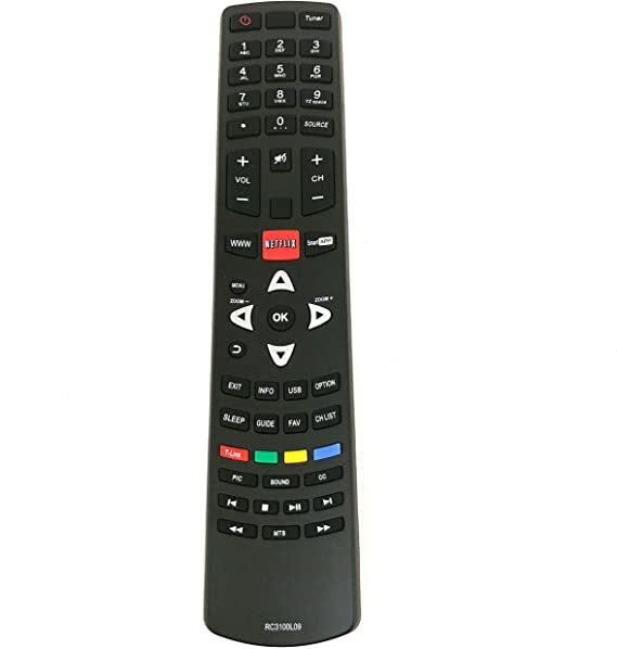 Original TCL Kalley LCD TV Remote Control RC3100L09 Compatible with RC3100L07