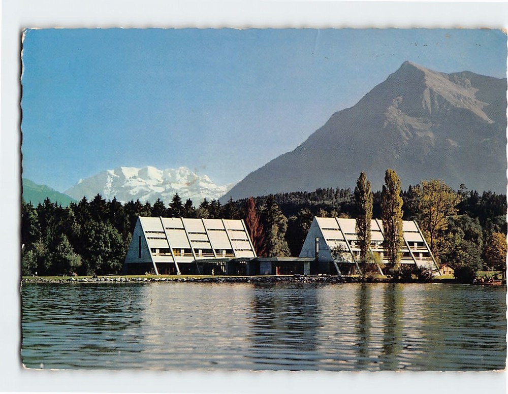 Postcard  Heimstätte Gwatt Lake Thun Switzerland