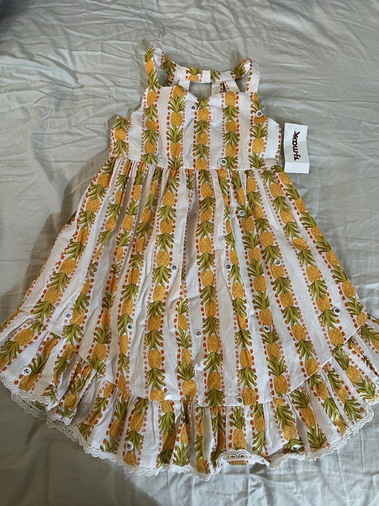 C&C California Girls Pineapple Print Dress SZ 6