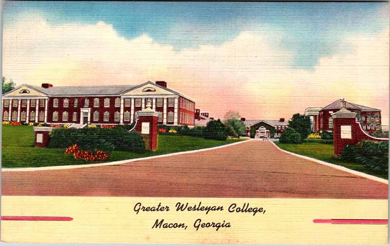 Postcard SCHOOL SCENE Macon Georgia GA m/09 AK4465