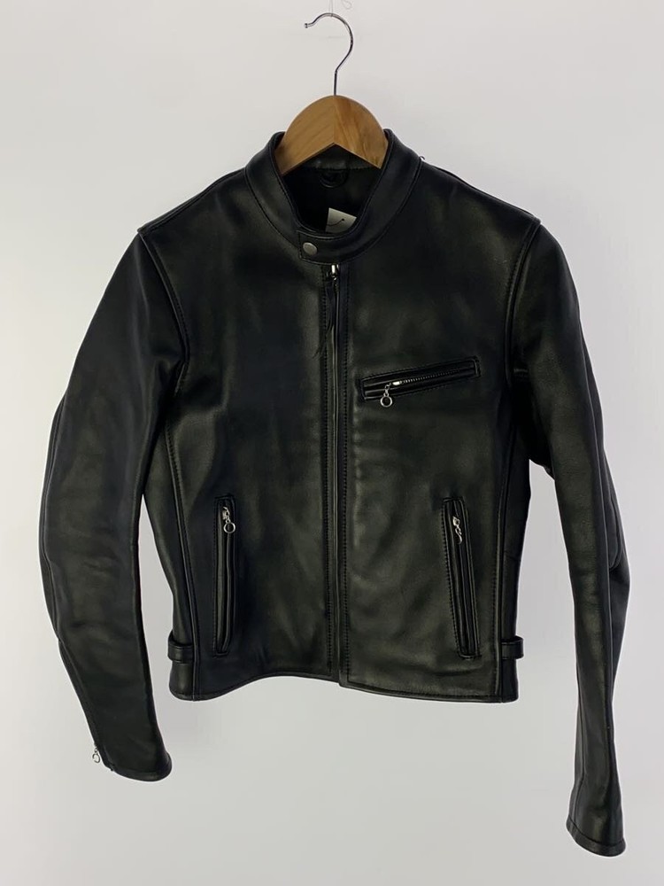 Kadoya Single Rider Jacket/L/Cowhide/Blk/Plain// 3479