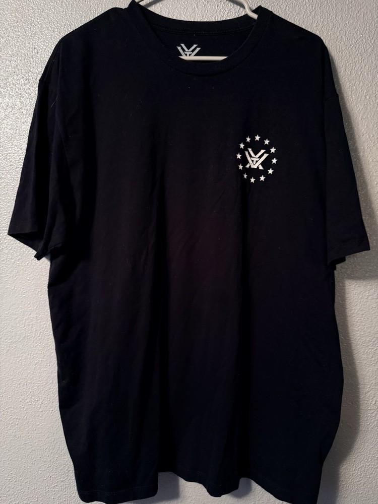 Vortex Optics Men's Short Sleeve T-Shirt Size 2xl Black