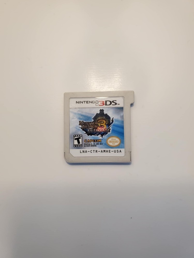 Monster Hunter 3 Ultimate (Nintendo 3DS, 2013) Tested Cartridge Only