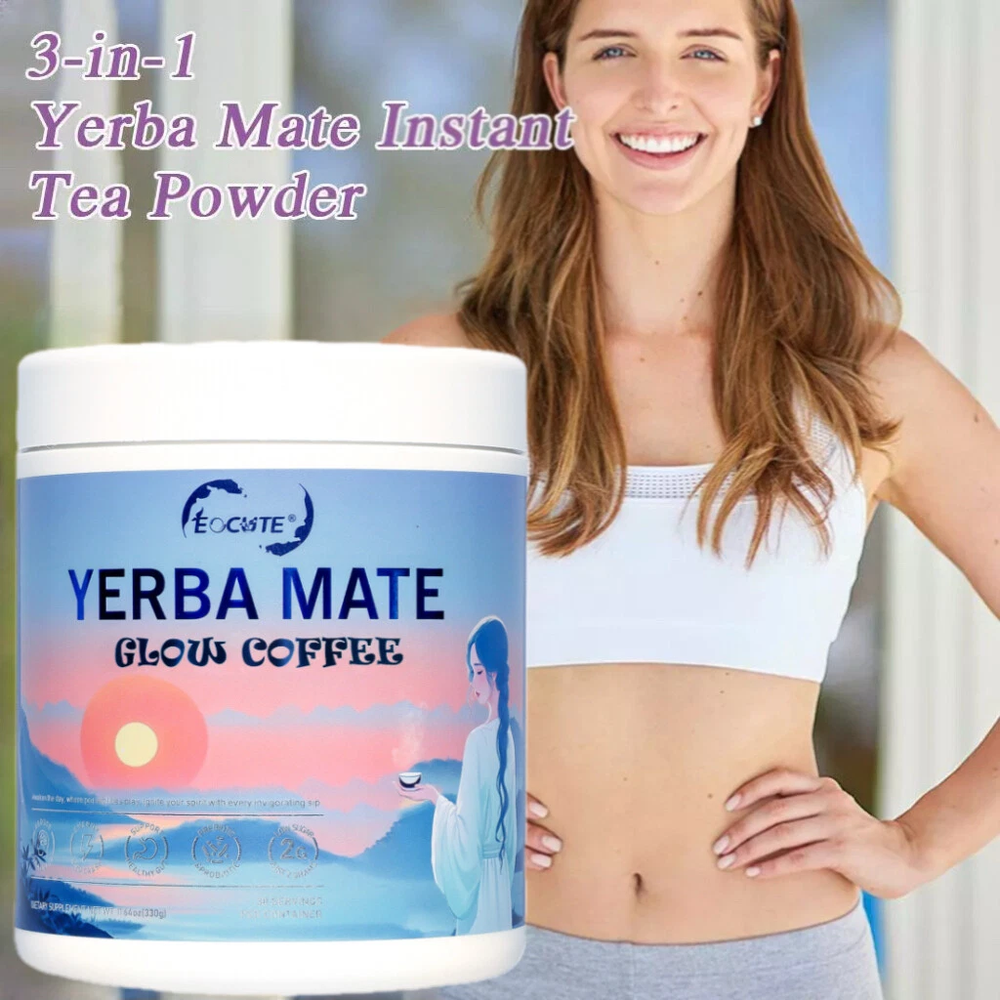 Yerba Magic Yerba Mate Instant Tea Powder - Peach Mango Flavor - 30 Servings