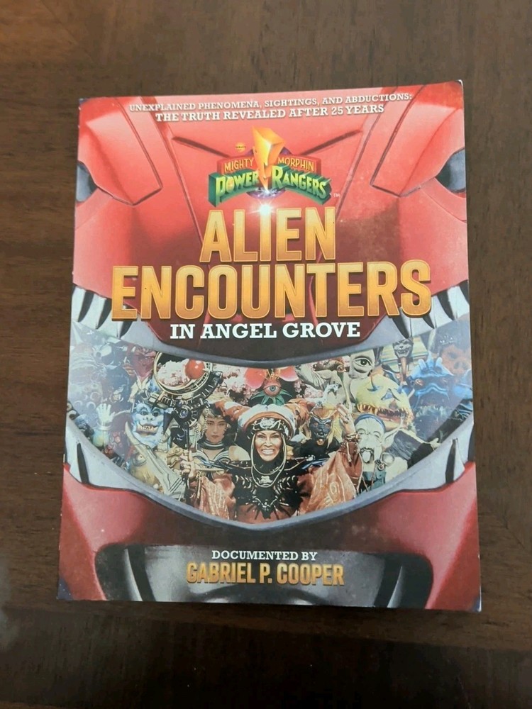 Mighty Morphin Power Rangers Alien Encounters In Angel Grove Hardcover Book