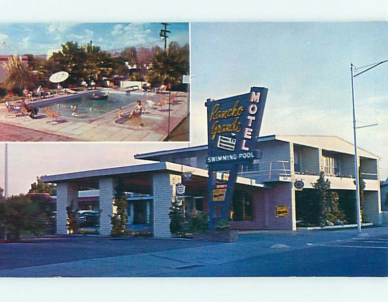 Pre-1980 RANCHO GRANDE MOTOR MOTEL Wickenburg Arizona AZ s4873