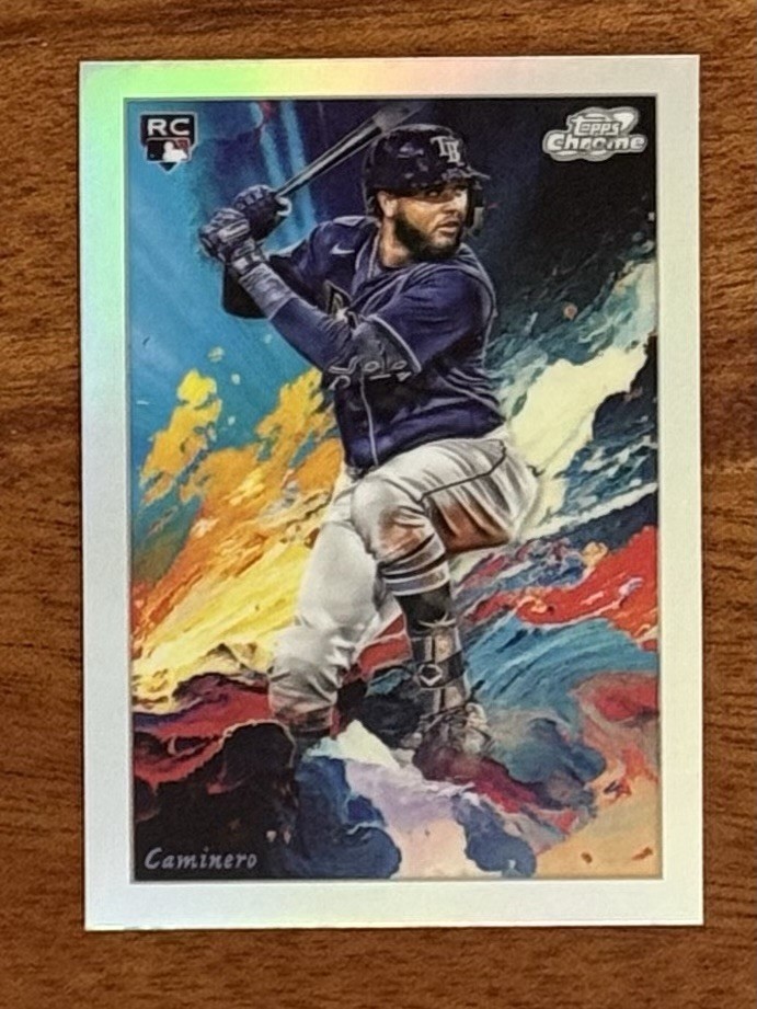 2024 Topps Cosmic Chrome Junior Caminero RC Stars In The Night