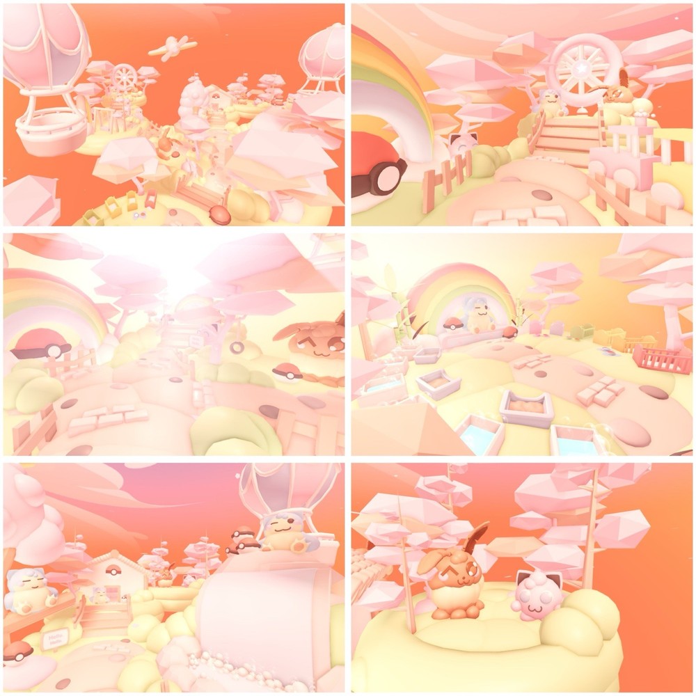🍭🐕 Pokemon Cutecore Aesthetic Eevee Snorlax Jigglypuff Adopt Me House 🐕🍭