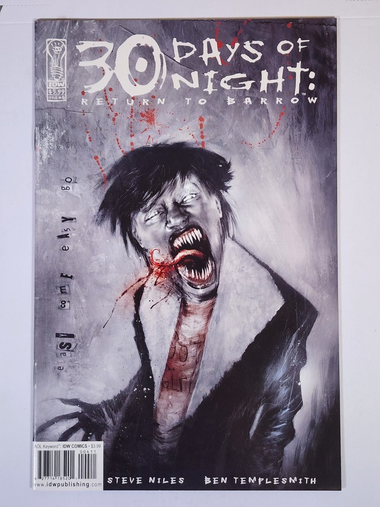 30 Days of Night Return to Barrow #4 NM IDW Publishing 2004