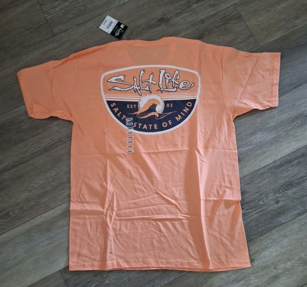Nwt Salt Life Morning Wave Tee Org Large