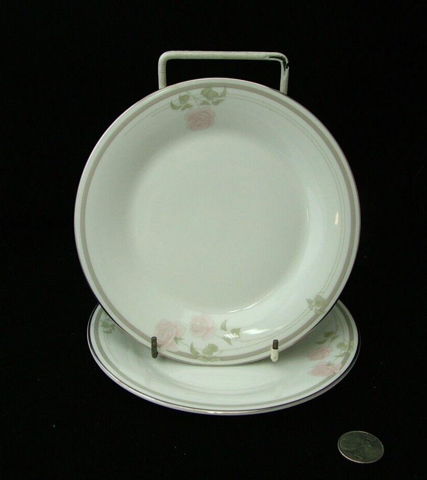 Royal Doulton Twilight Rose Set of 2 Bread and Butter Plates 6 5/8 Inch