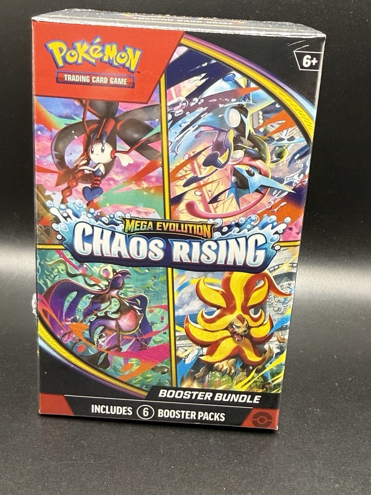 Pokemon TCG ME04: Chaos Rising Booster Bundle On Hand
