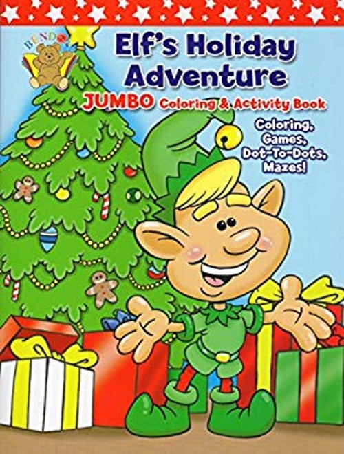 Elf's Holiday Adventure Jumbo Coloring and Activity Book PaperbacFree US Delivery | ISBN:1601399421