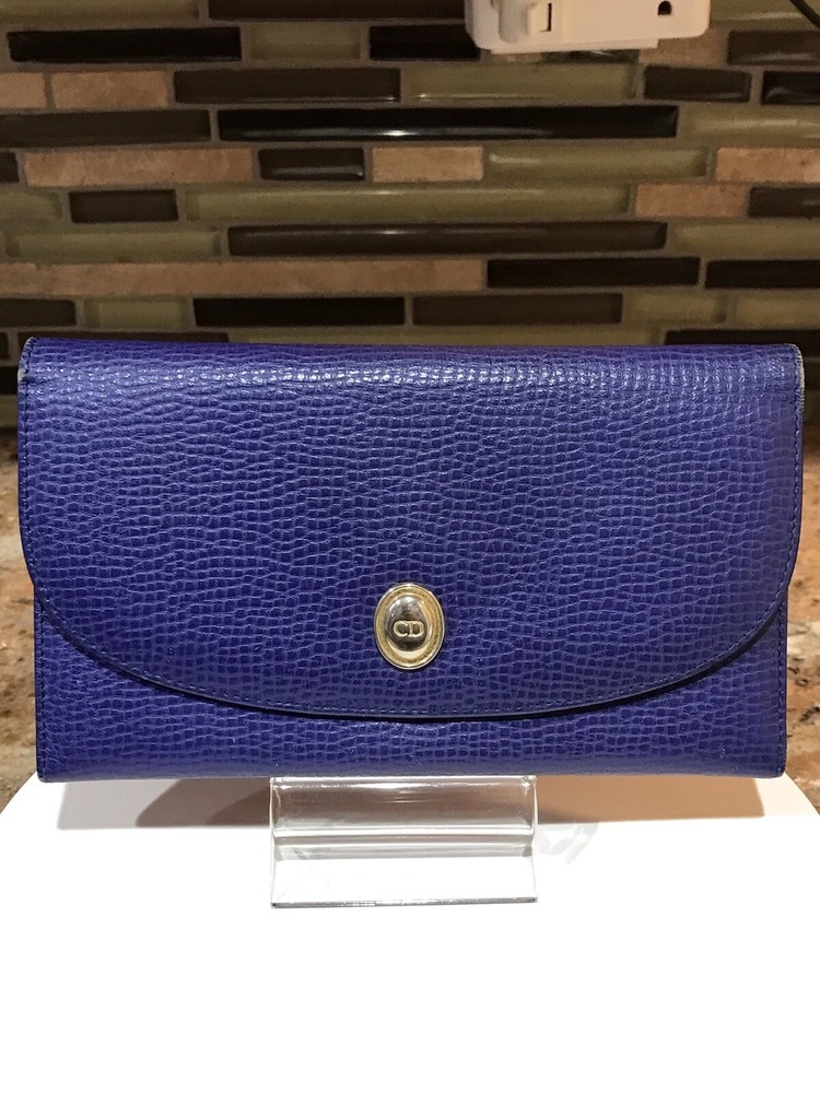 Vintage Christian Dior Leather Signature Wallet