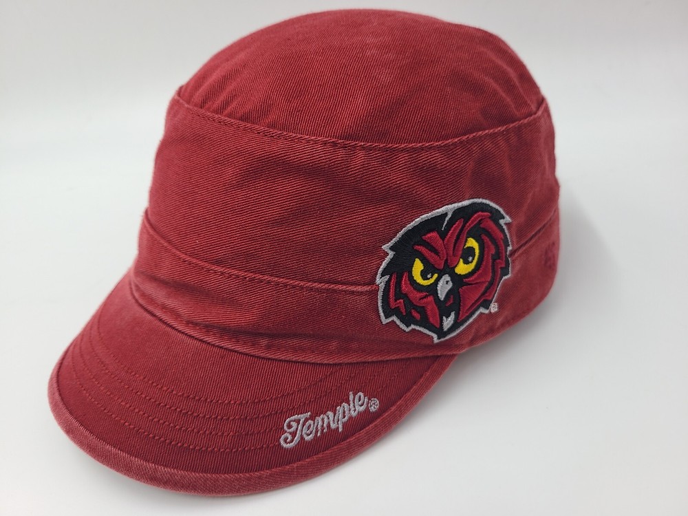 Women Temple University Owls 47 Brand Cadet Military Army Strapback Hat Cap NCAA