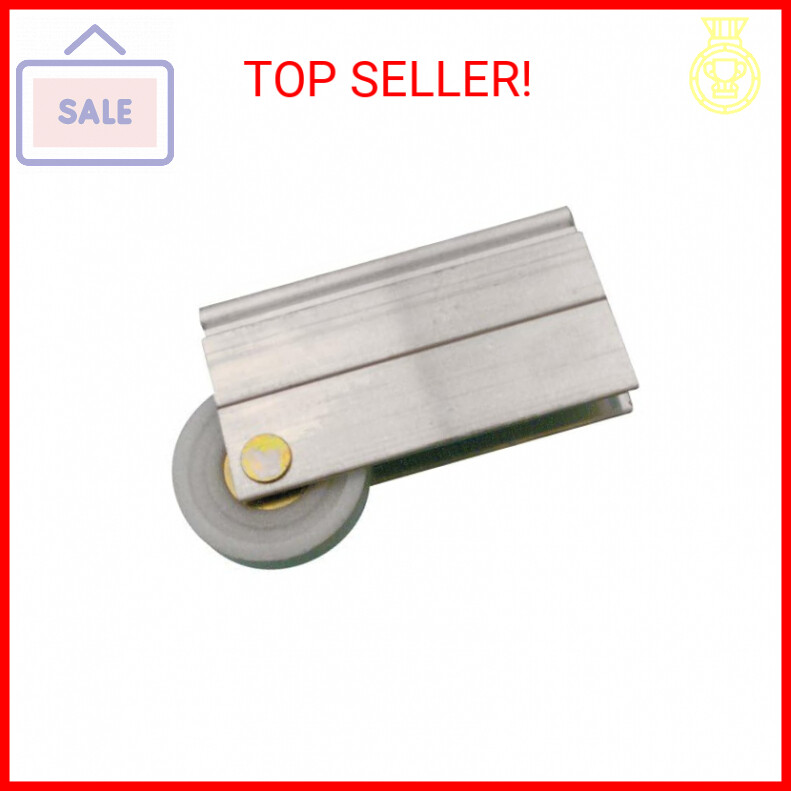 Prime-Line N 6599 1-1/2 Inch Plastic Ball Bearing Mirror Door Roller Assembly